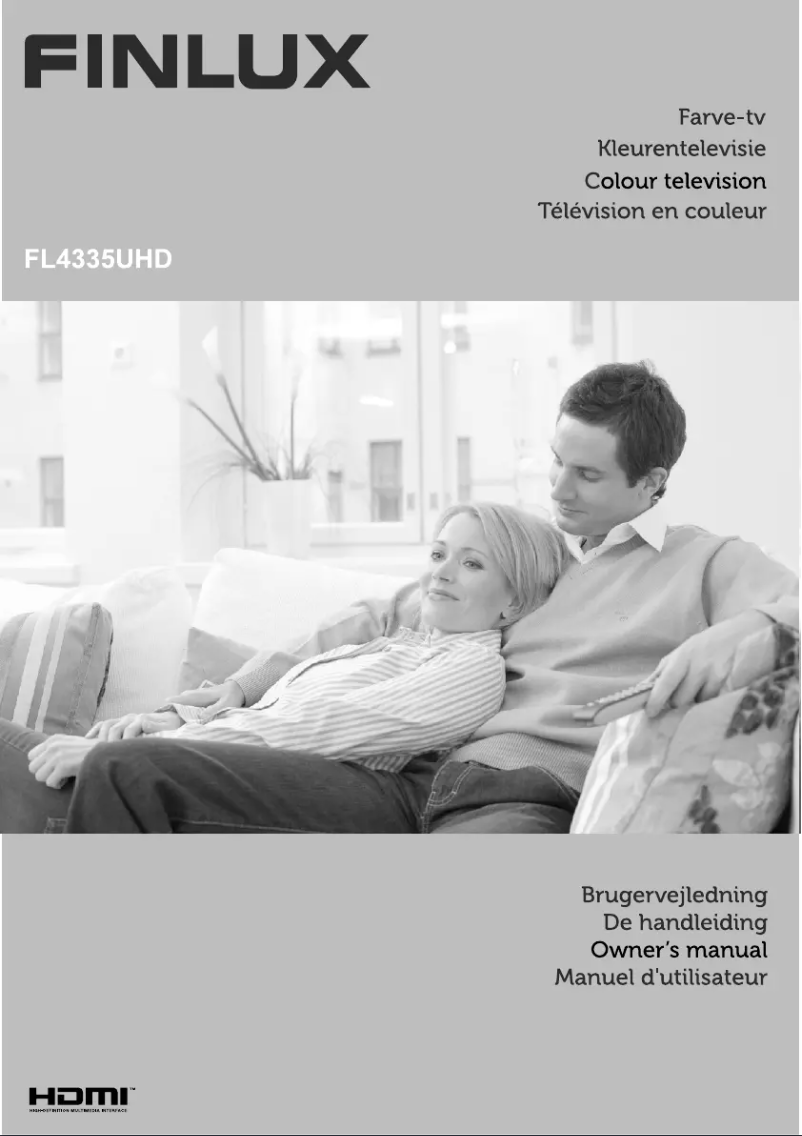 First page image of the manual for FL4335UHD