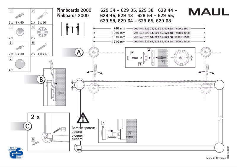 Page 1 of the manual User Manual MAUL 6296484