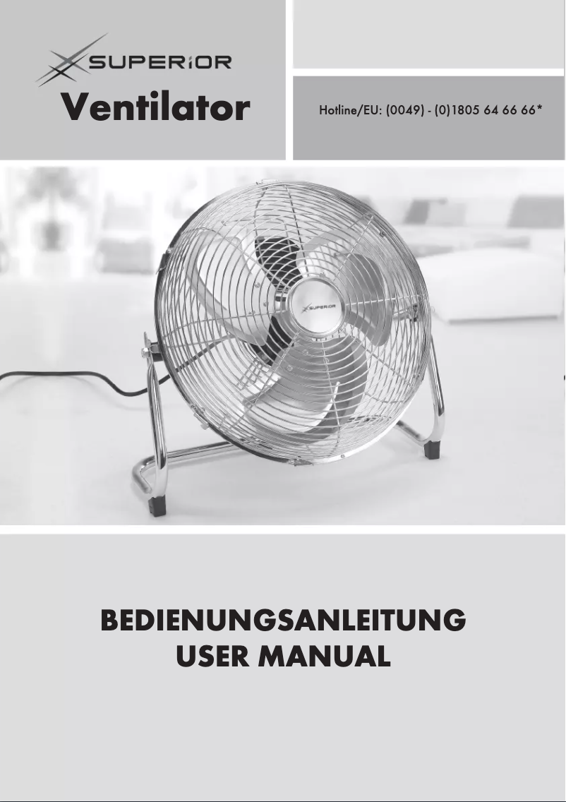 Page 1 of the manual User Manual Superior FE35-C3Z