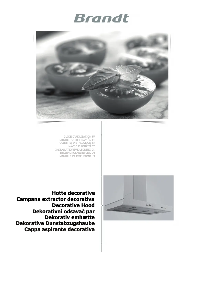 First page image of the manual for BHB6602X