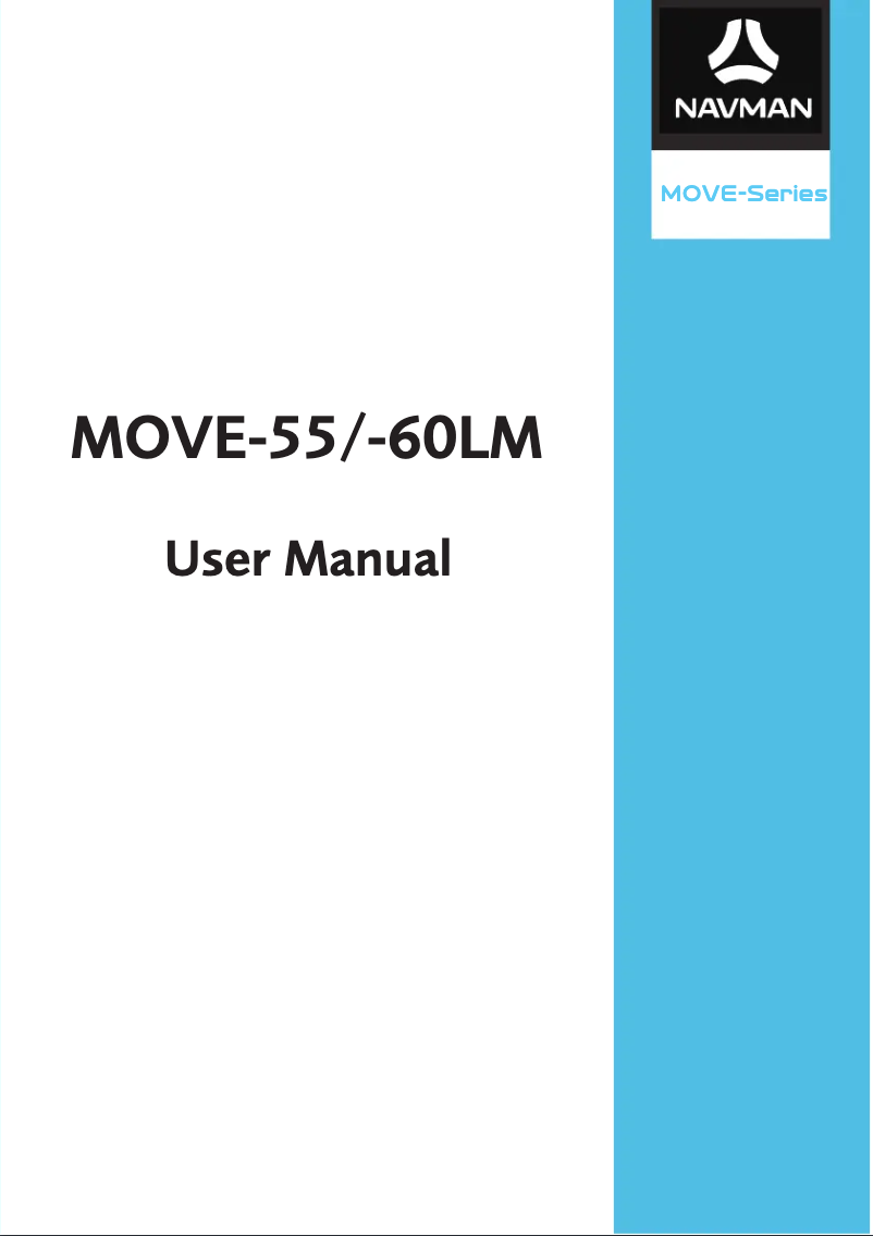 Page 1 of the manual User Manual Navman MOVE-60LM