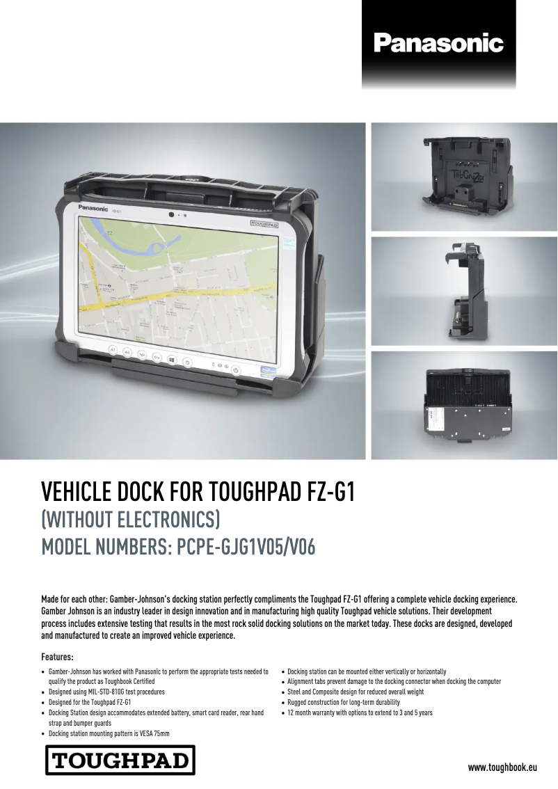 First page image of the manual for PCPE-GJG1V05