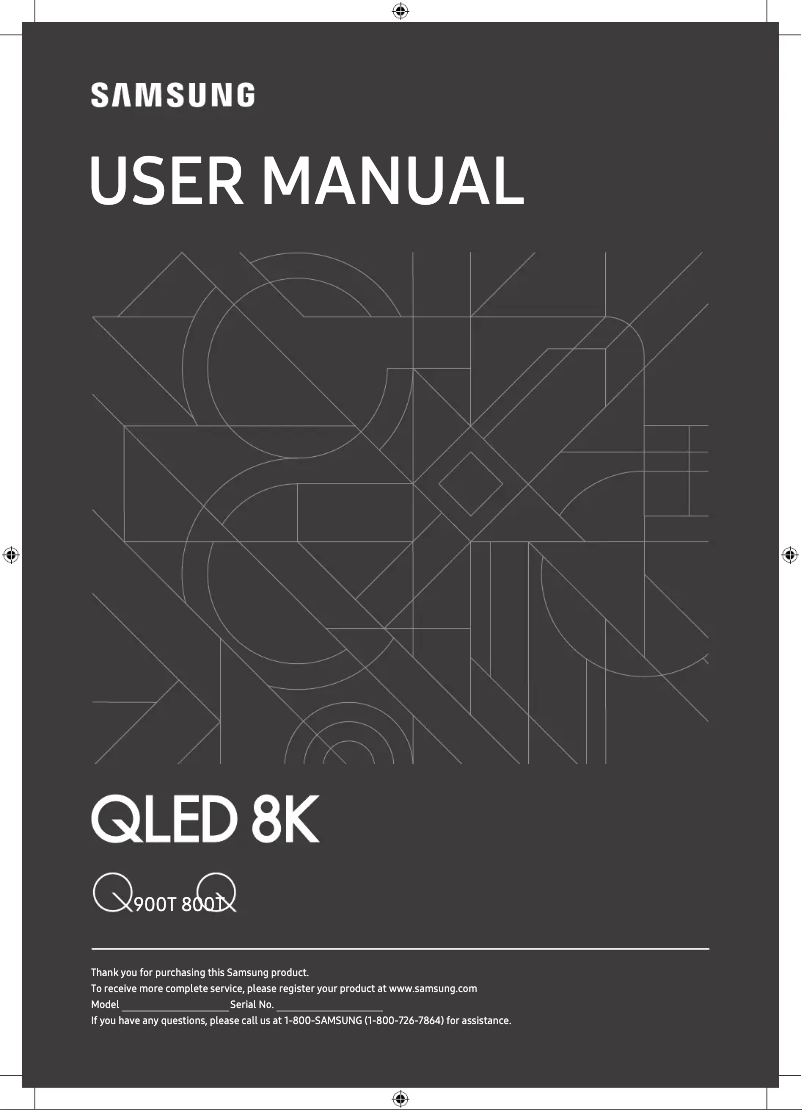 First page image of the manual for Q800T