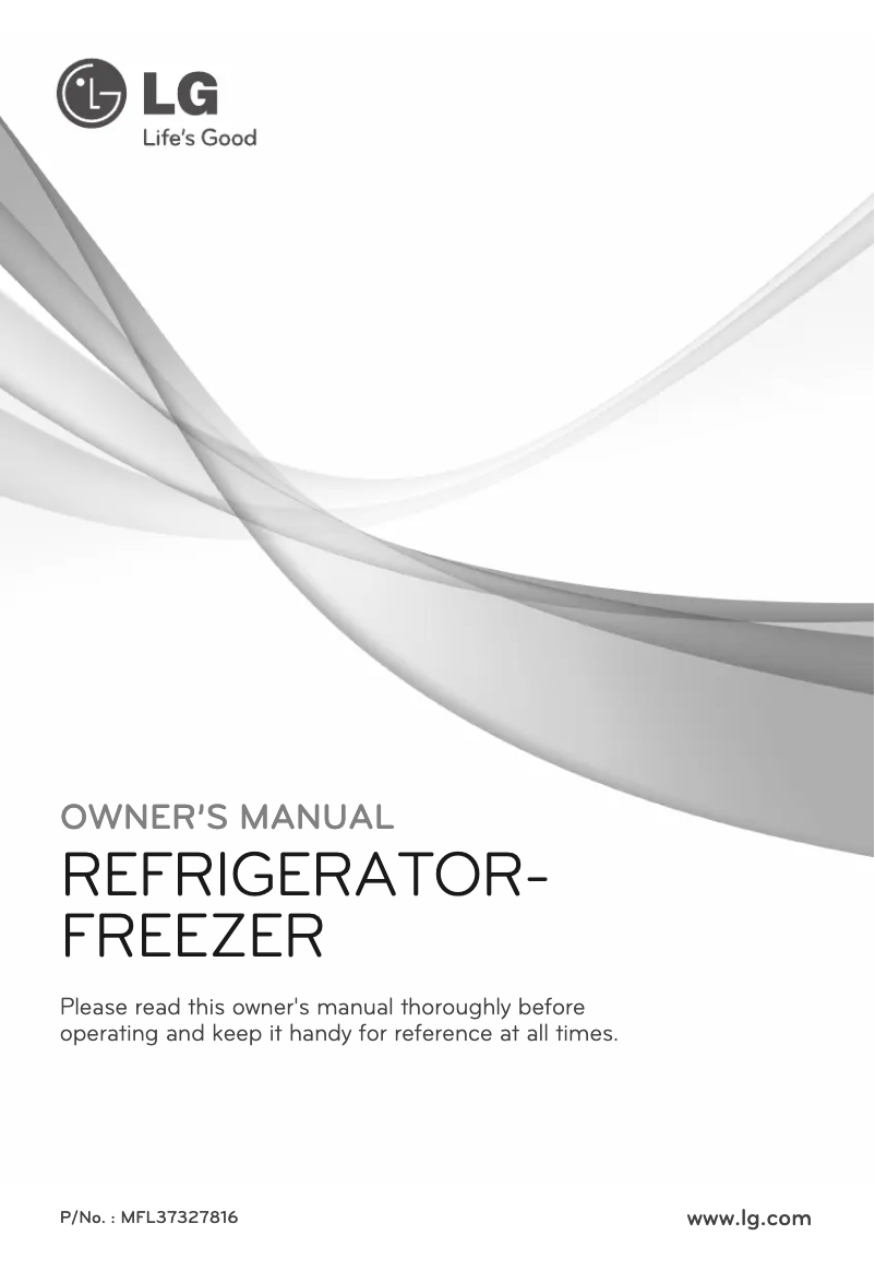 First page image of the manual for GR-M712YSQ