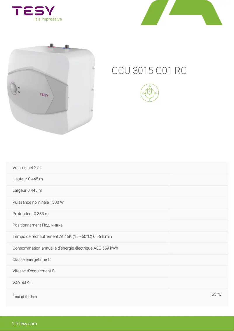 First page image of the manual for Compact 30