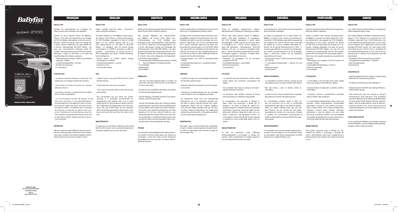 First page image of the manual for Expert Plus
