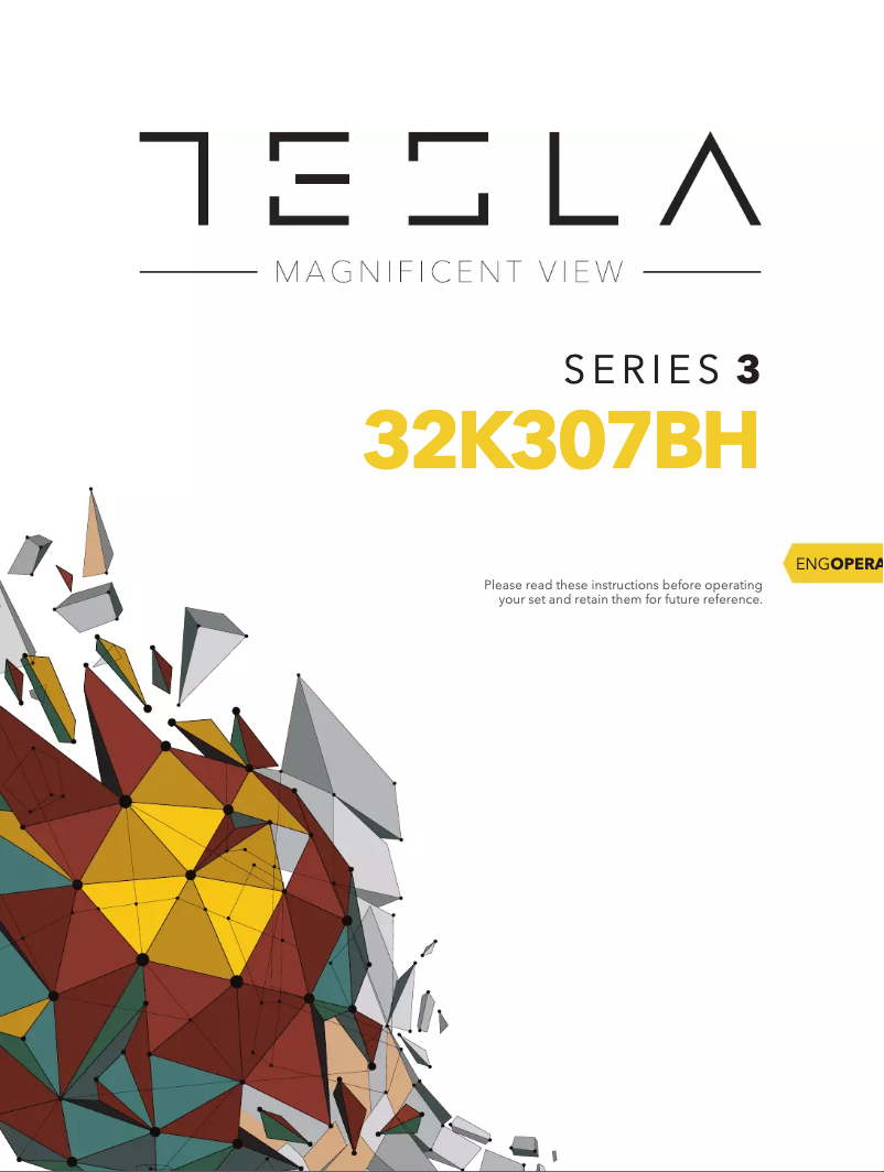 Page 1 de la notice Manuel utilisateur Tesla 32K307BH