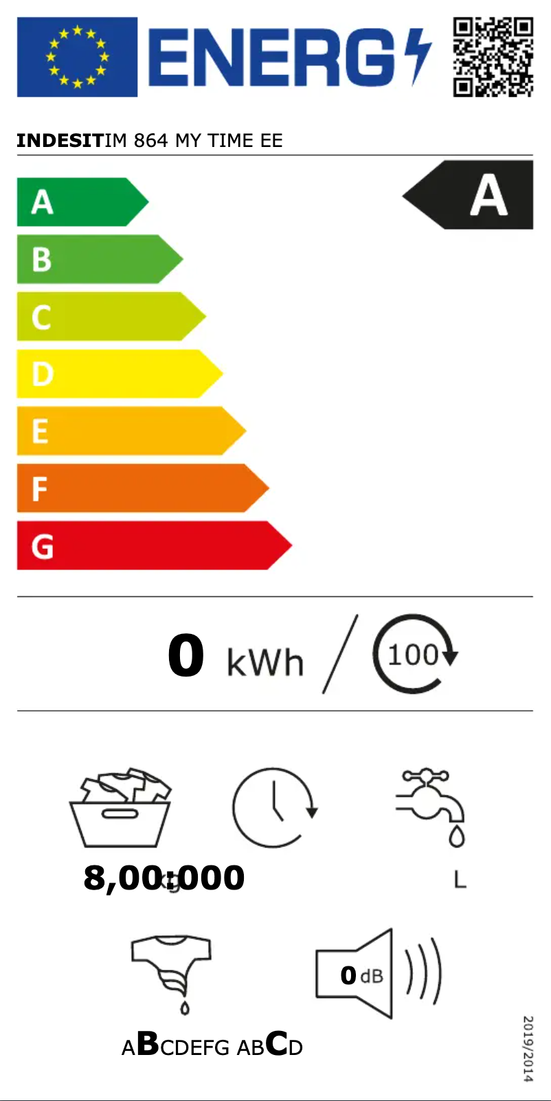 First page image of the manual for IM 864 MY TIME EE