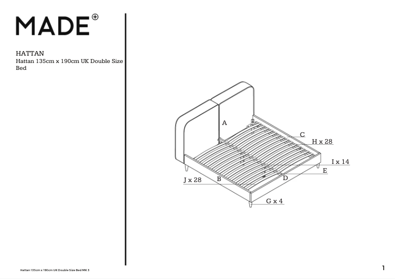 First page image of the manual for Hattan