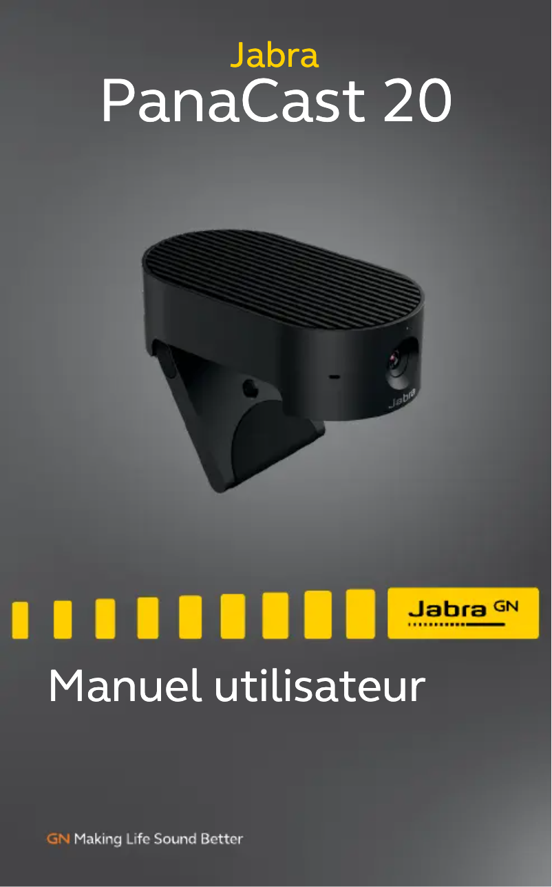 Page 1 of the manual User Manual Jabra PanaCast 20