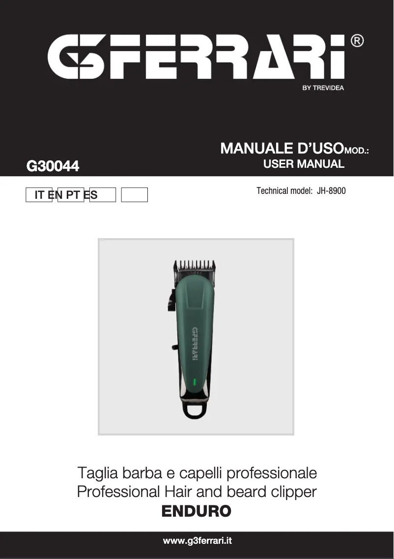 First page image of the manual for Enduro G30044