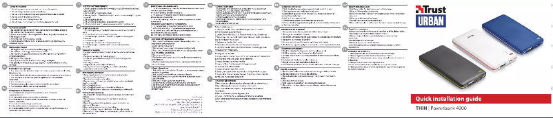 First page image of the manual for Powerbank 4000T 20906