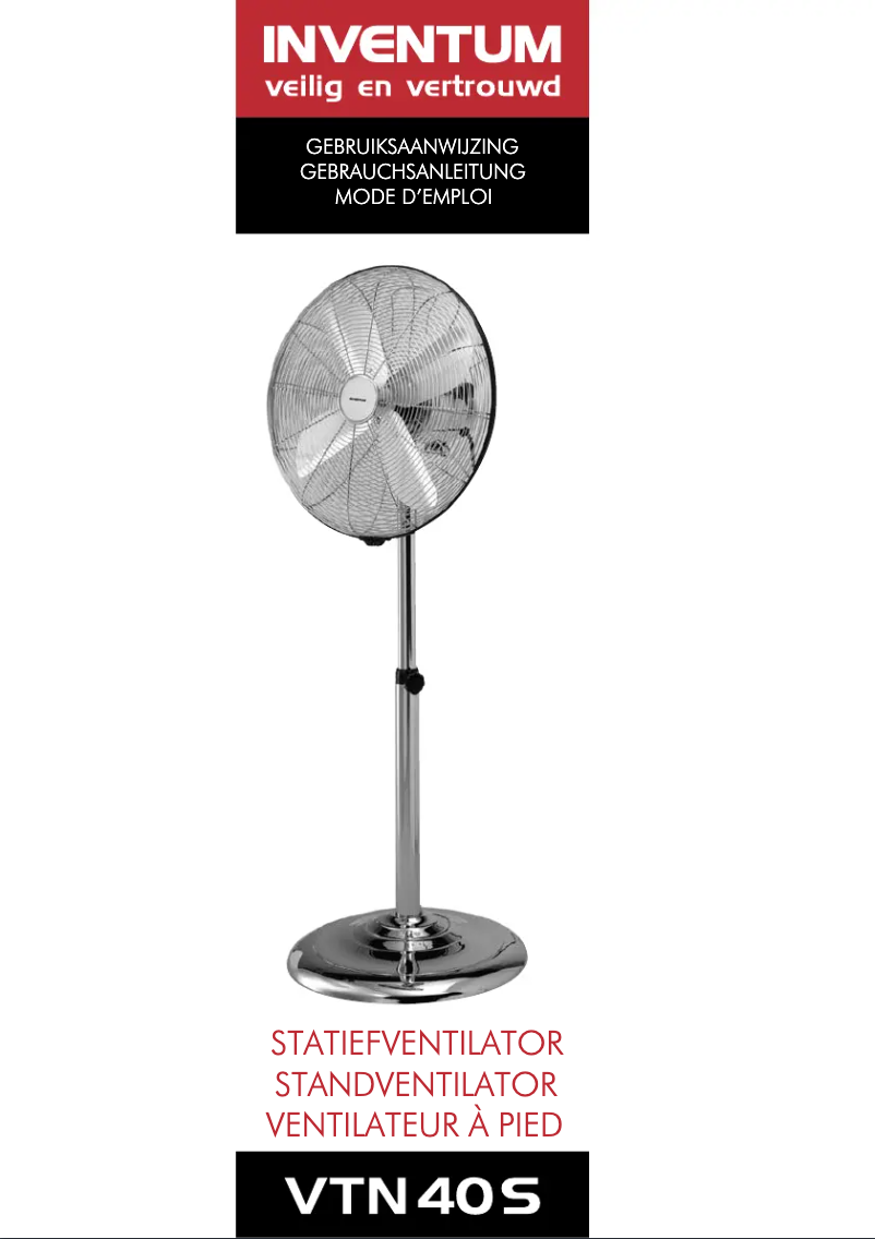 First page image of the manual for VTN40S