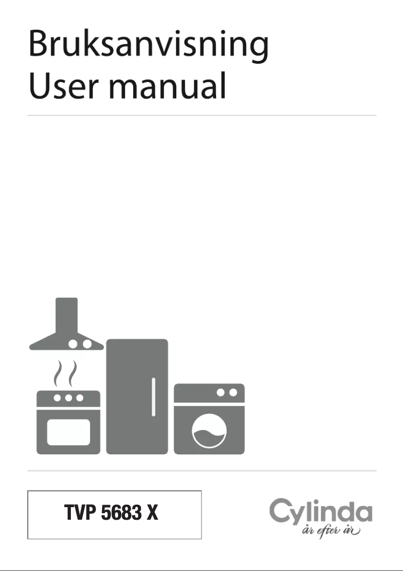 Page 1 of the manual User Manual Cylinda TVP 5683X