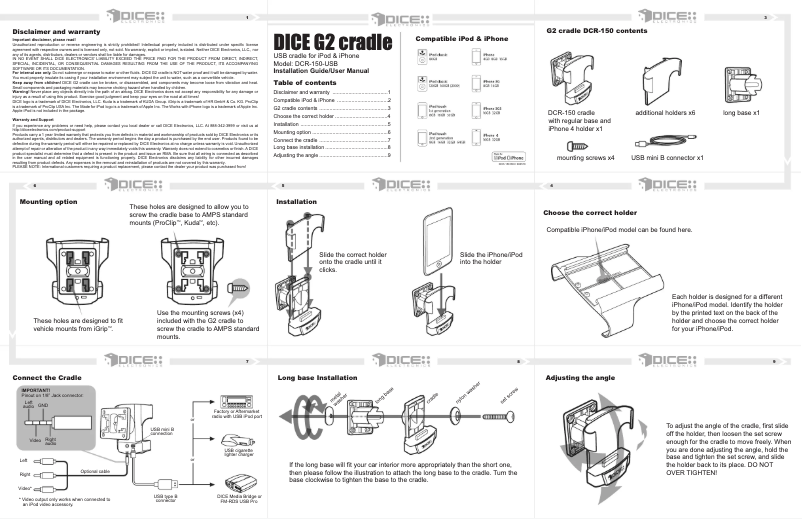 First page image of the manual for DCR-150-USB