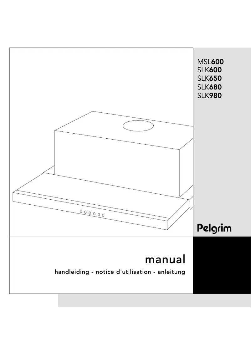 Page 1 of the manual User Manual Pelgrim SLK600
