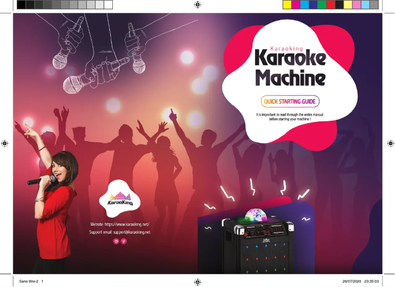 First page image of the manual for G100