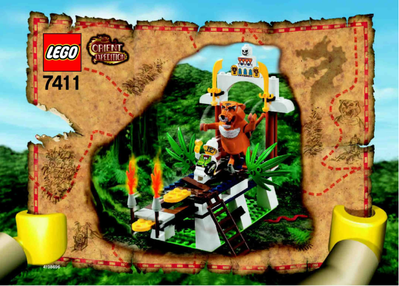 Page 1 of the manual User Manual Lego Adventurers 7411