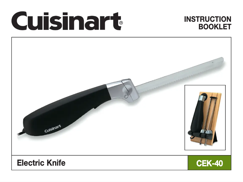 First page image of the manual for CEK-40