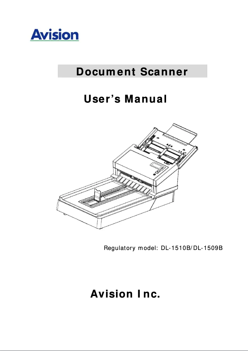 First page image of the manual for AD280F