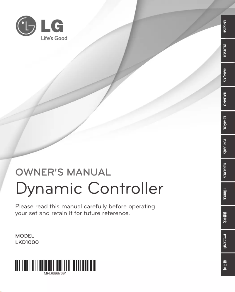 First page image of the manual for LKD1000