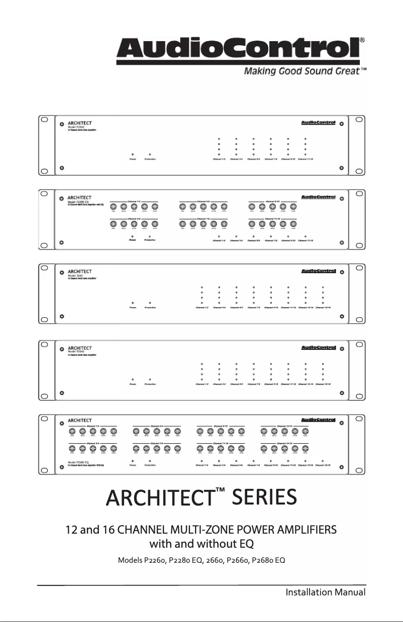 First page image of the manual for Architect Model P2680
