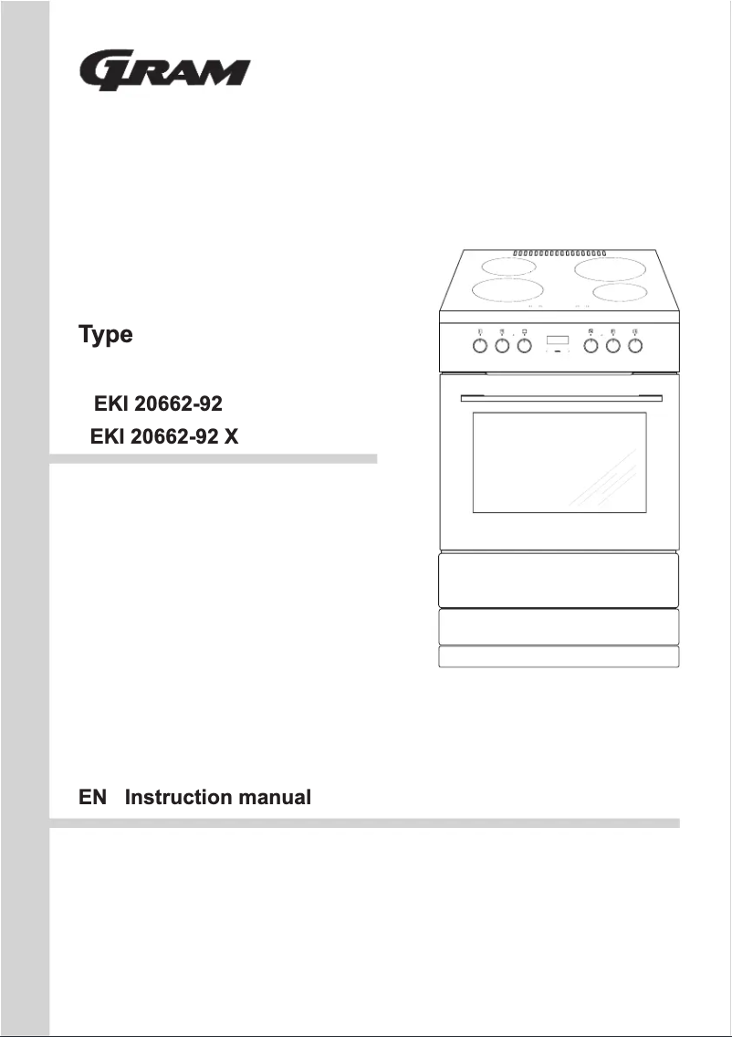 First page image of the manual for EKI 20662-92 X