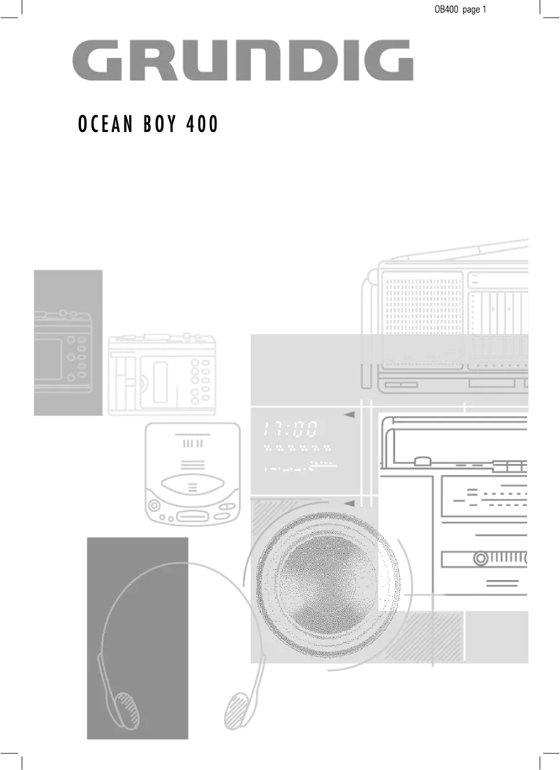 First page image of the manual for Ocean Boy 400