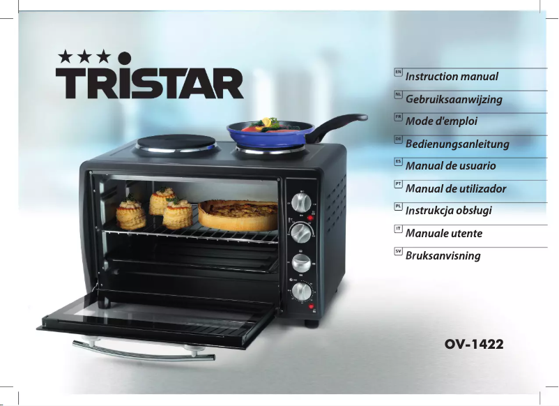 Page 1 of the manual User Manual TriStar OV-1422