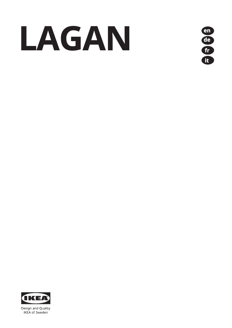 First page image of the manual for LAGAN 805.680.17