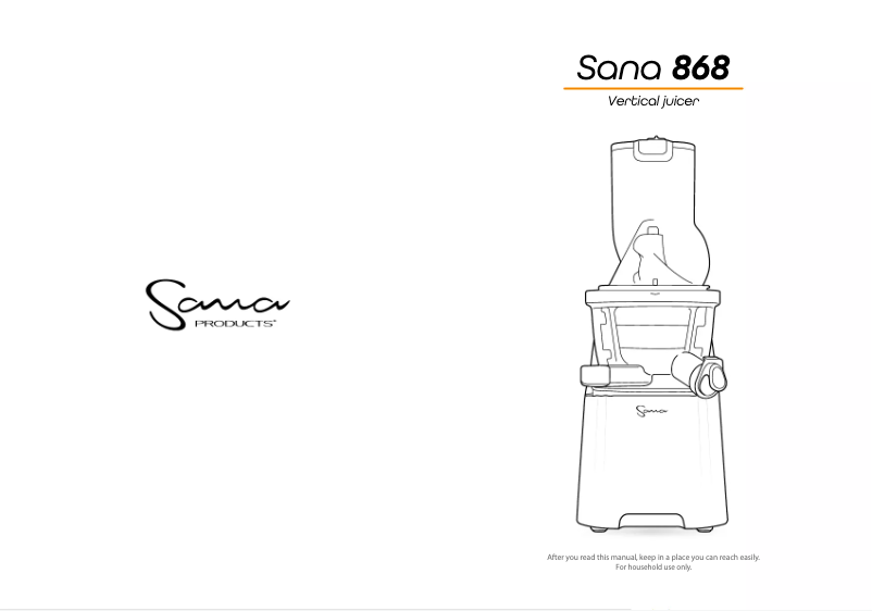 Page 1 of the manual User Manual Sana 868