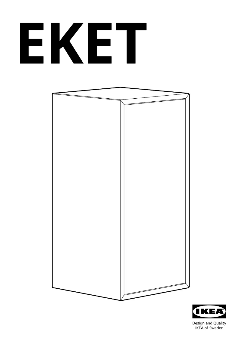 Page 1 of the manual User Manual Ikea EKET 805.745.89