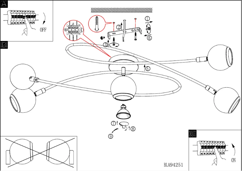 Page 1 of the manual User Manual Eglo Locanda