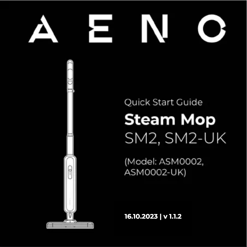 Page 1 of the manual Quick Start Guide AENO SM2