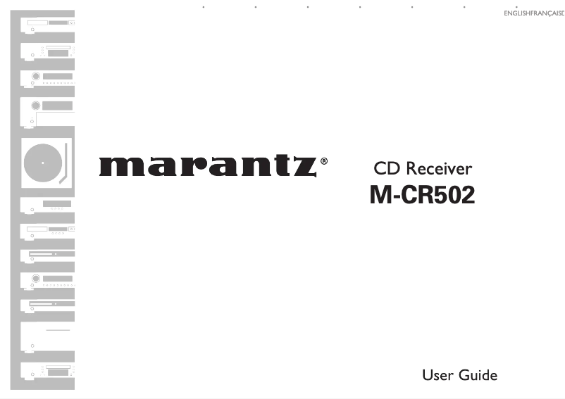 Page 1 of the manual User Manual Marantz M-CR502
