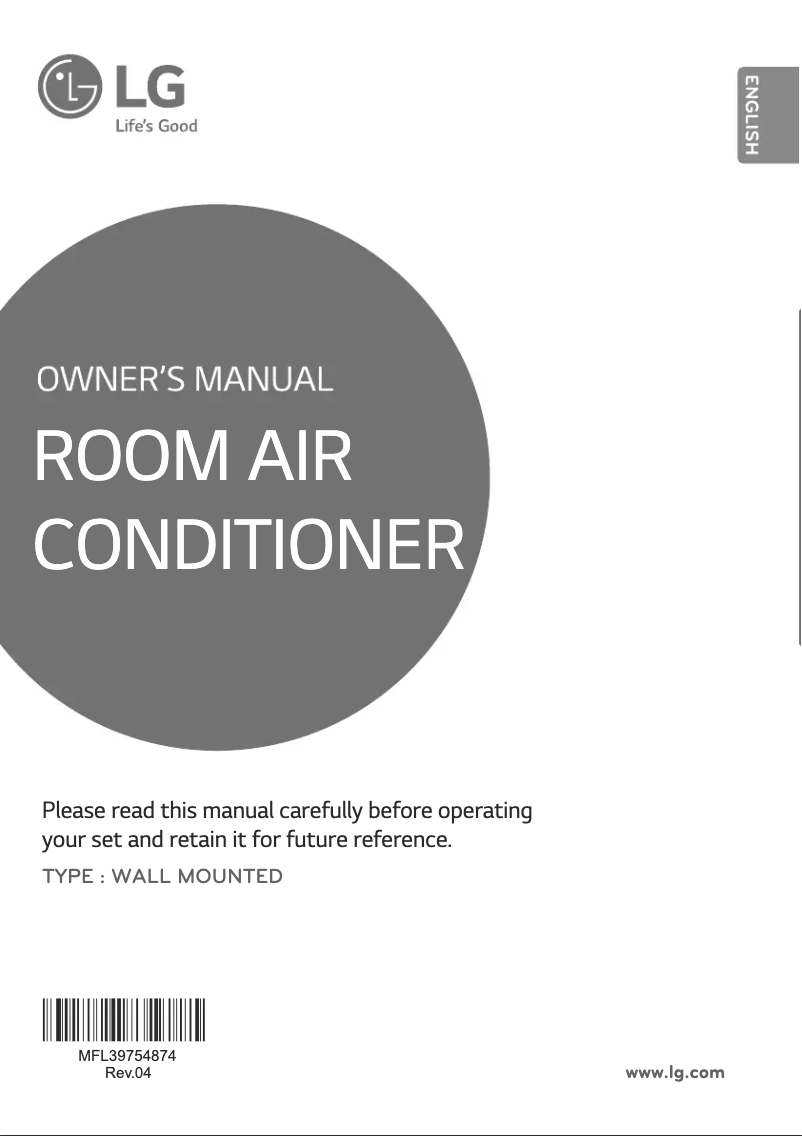 First page image of the manual for JSNQ126ENPX