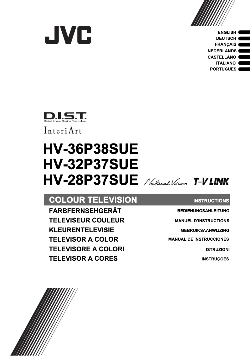 Page 1 of the manual User Manual JVC HV-36P38SUE