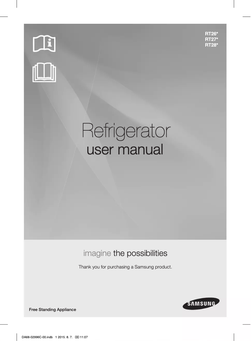 Page 1 of the manual User Manual Samsung RT26H3000RX