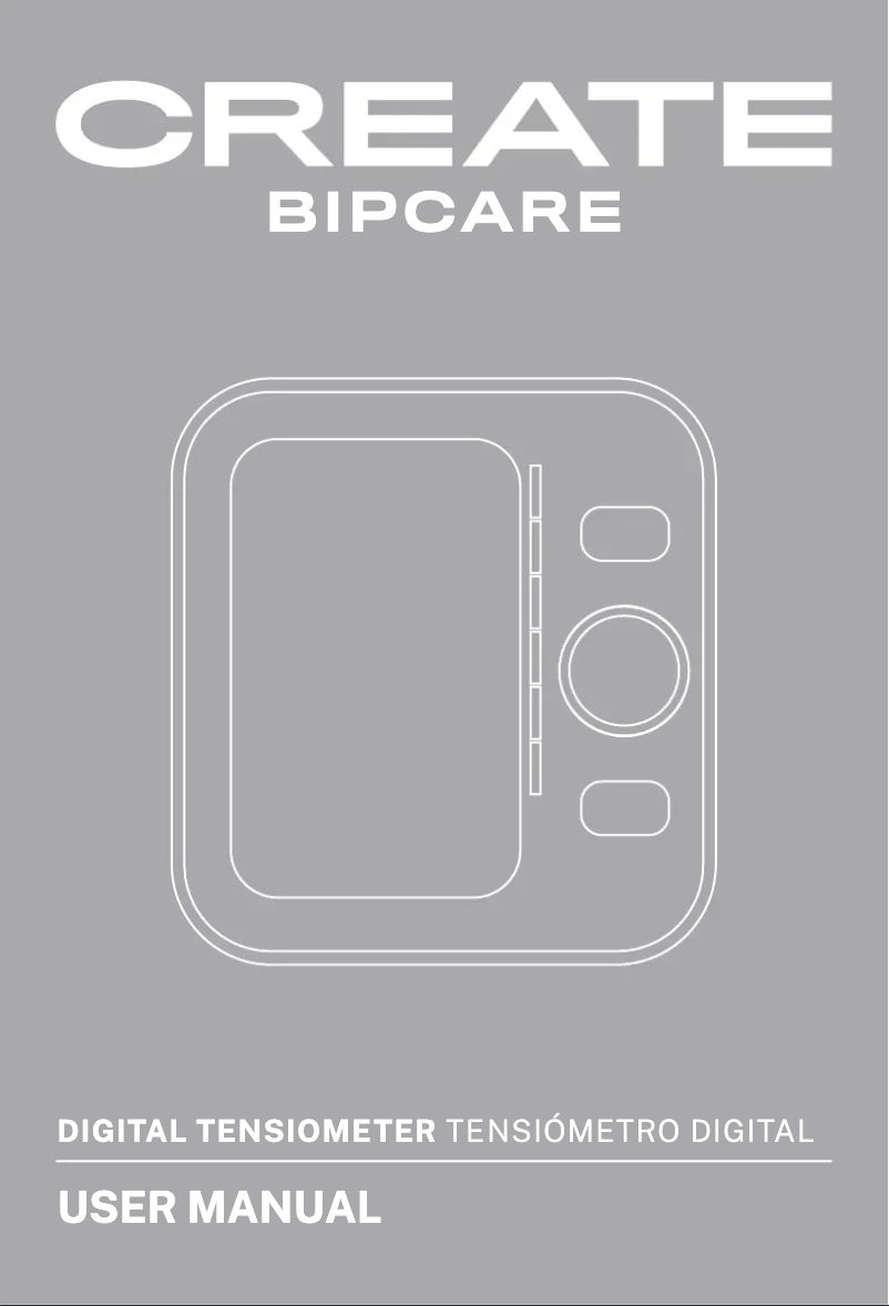Page 1 of the manual User Manual Create BIPCARE