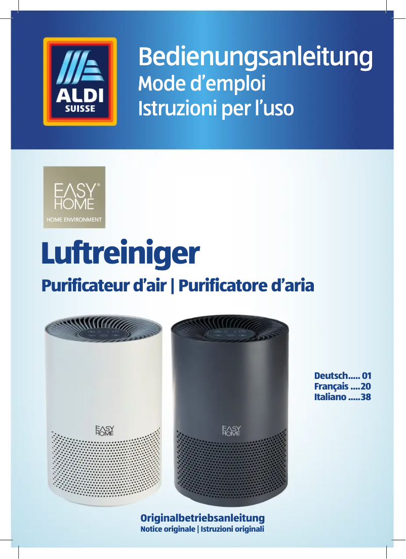 First page image of the manual for GT-SF-LRE-01