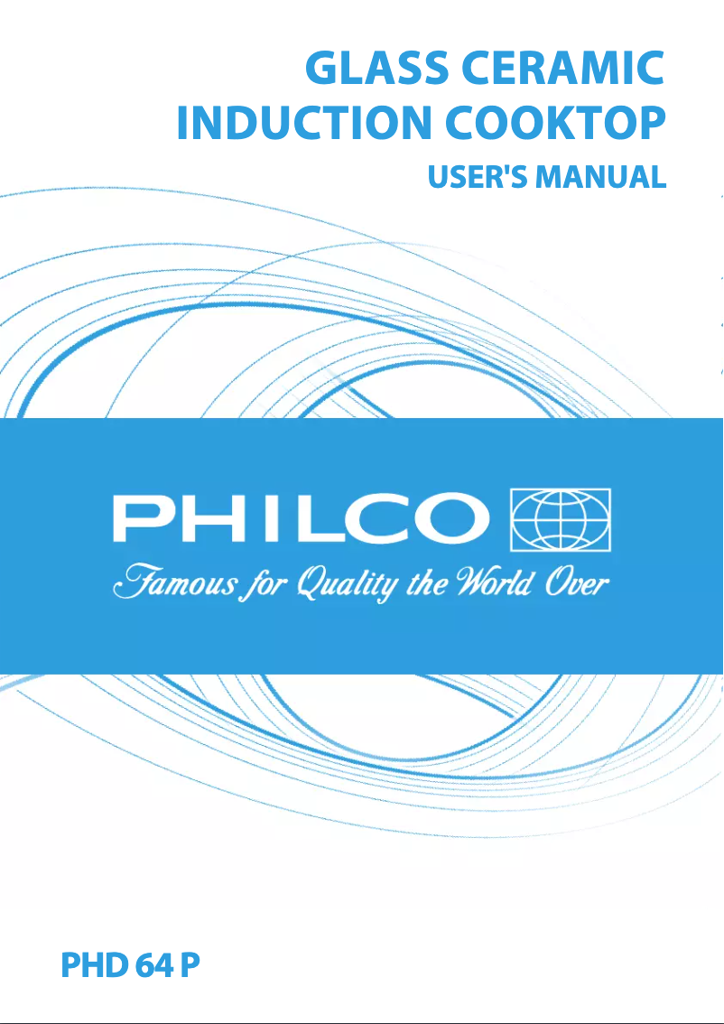 Page 1 of the manual User Manual Philco PHD 64 P