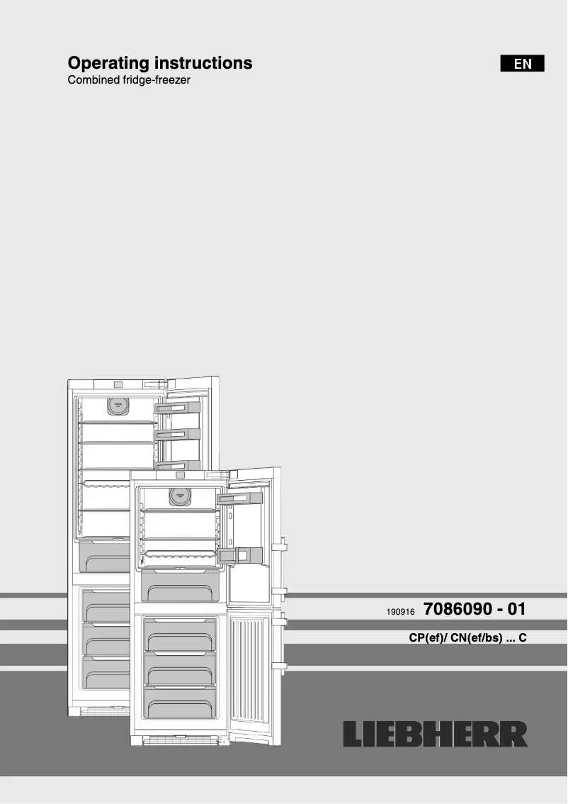 Page 1 of the manual User Manual Liebherr CN 5715