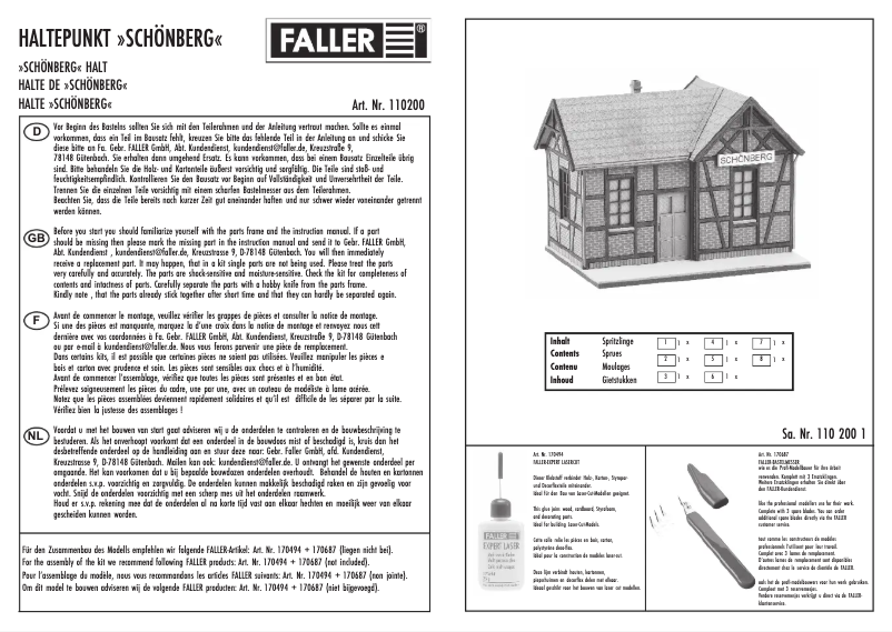 Page 1 of the manual User Manual Piko 110200