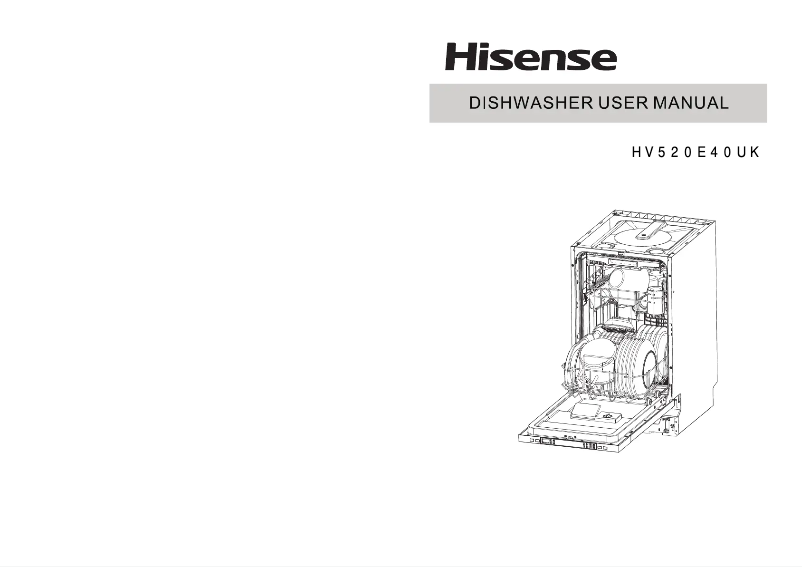 First page image of the manual for HV520E40UK