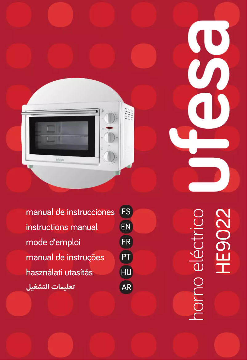 Page 1 of the manual User Manual Ufesa HE9022
