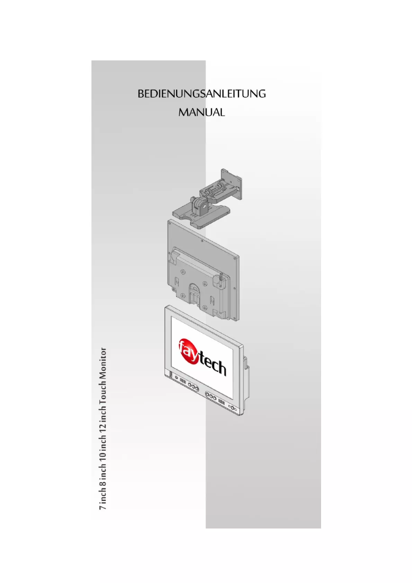 First page image of the manual for 8 inch