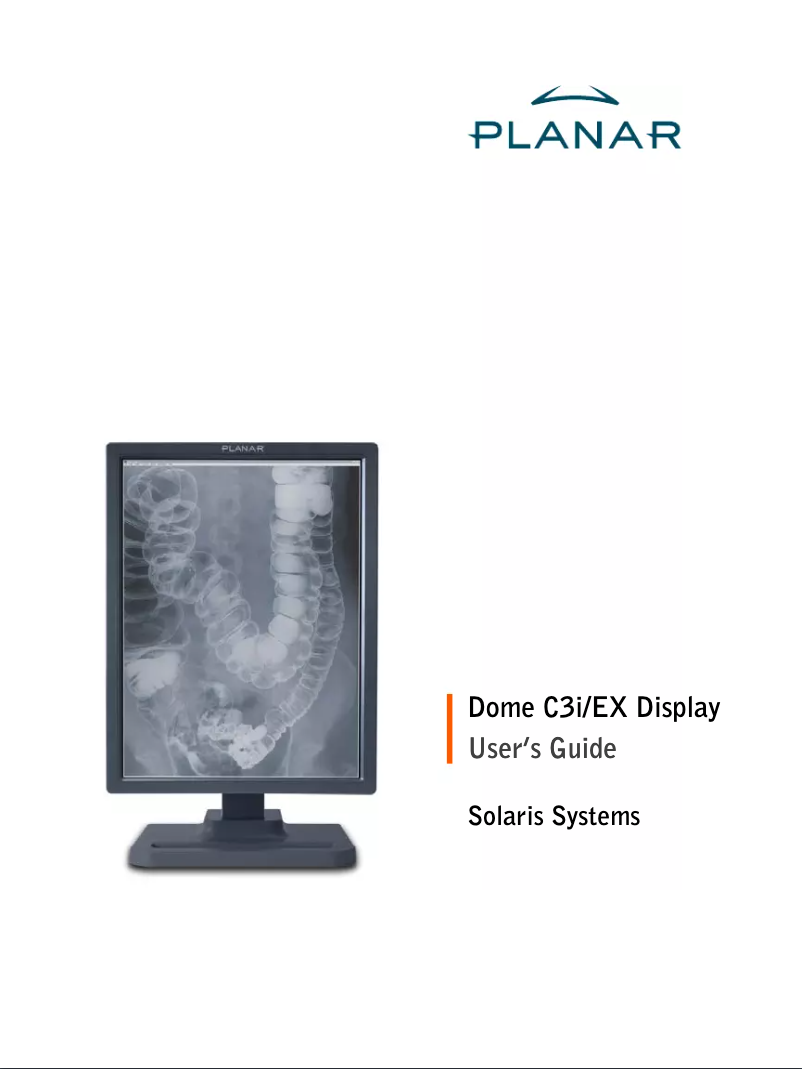 First page image of the manual for Dome C3i