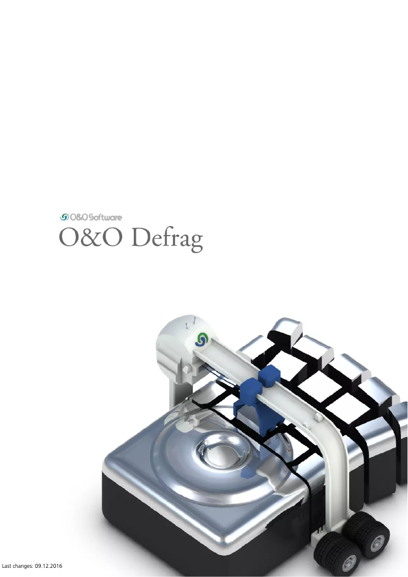 First page image of the manual for Defrag 20 Professional