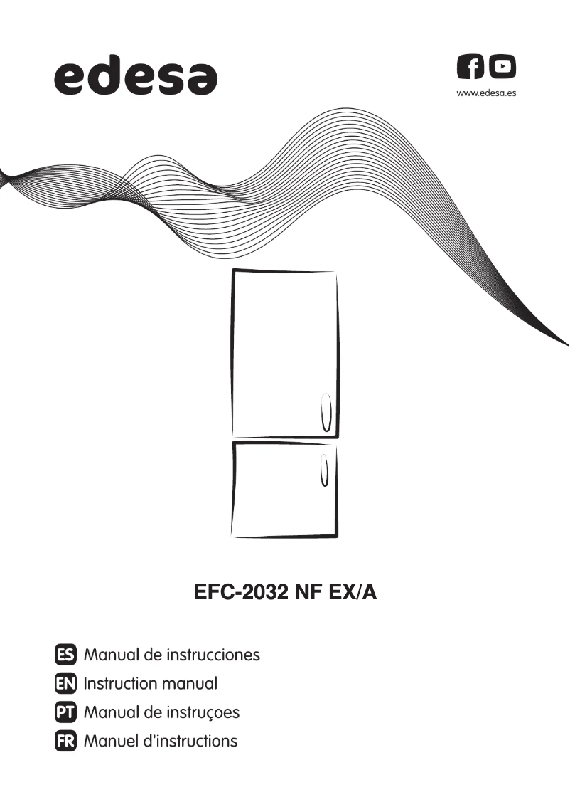 Page 1 of the manual User Manual Edesa EFC-2032 NF WH