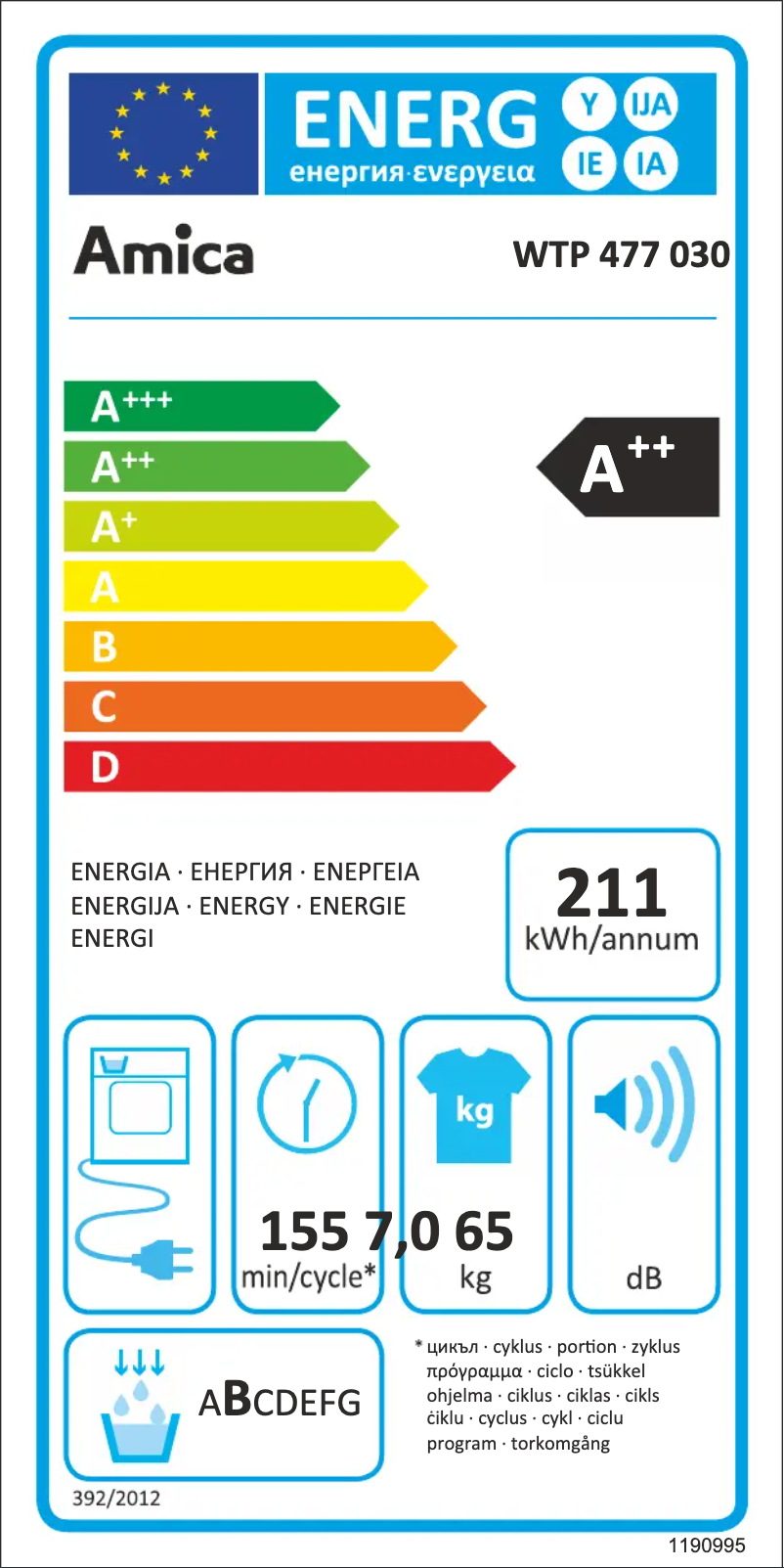 First page image of the manual for WTP 477 030